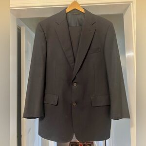 Classic Navy Brooks Brothers navy wool suit 39R, 33/30 pants